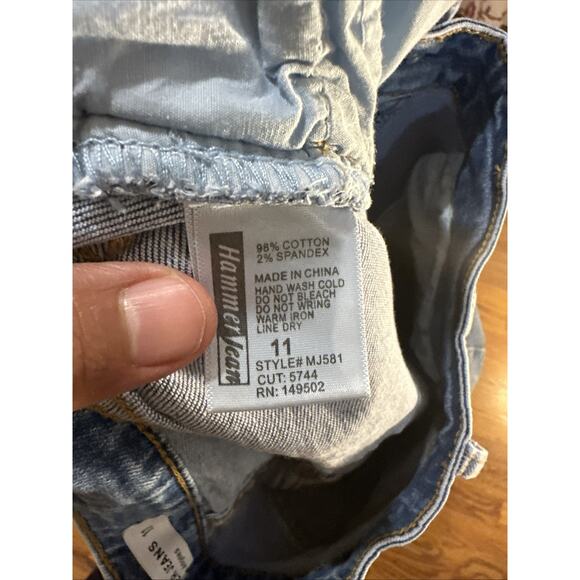 Hammer Jeans Blue Size 11 Womens Straight Los Angeles - Picture 6 of 13